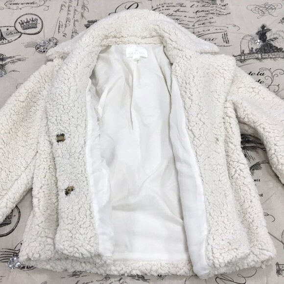 Caslon Fleece Faux Shearling Jacket - Picture 4 of 6